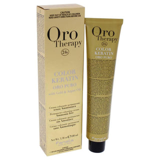 Oro Therapy Color Keratin - 8-4 Light Blonde Copper by Fanola for Unisex - 3.38 oz Hair Color