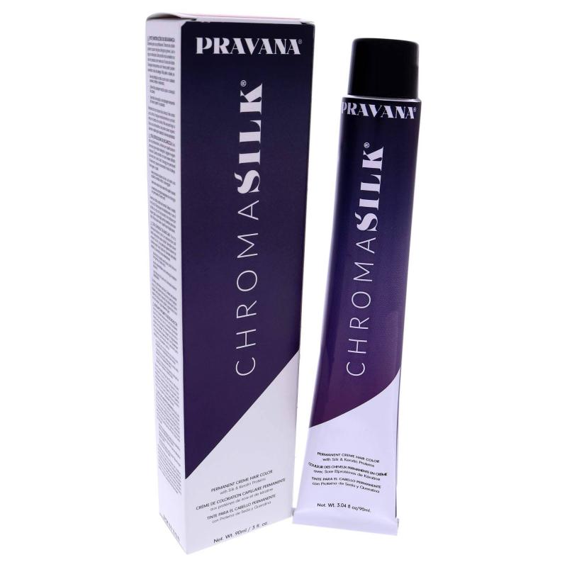 ChromaSilk Creme Hair Color - 6.64 Dark Red Copper Blonde by Pravana for Unisex - 3 oz Hair Color