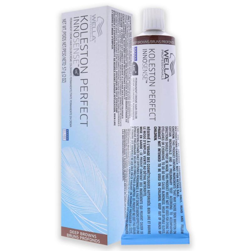 Koleston Perfect Innosense Permanent Creme Hair Color - 5 7 Light Brown-Brown by Wella for Unisex - 2 oz Hair Color