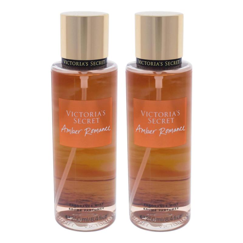 Amber Romance by Victorias Secret for Women - 8.4 oz Fragrance Mist - Pack of 2