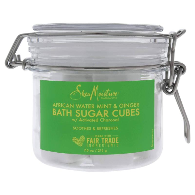 African Water Mint And Ginger Bath Sugar Cubes By Shea Moisture For Unisex - 7.5 Oz Bath Soak