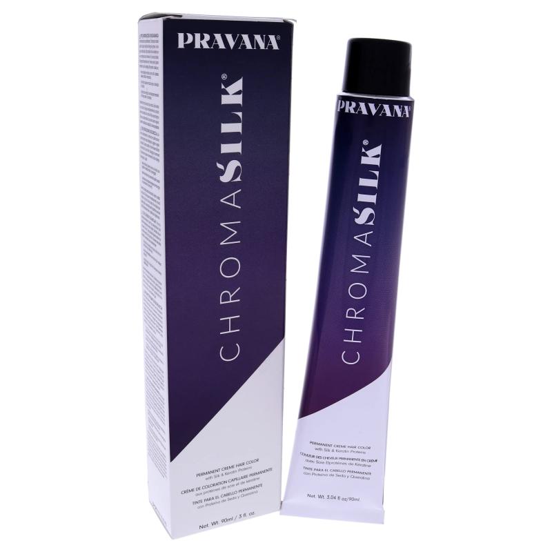 ChromaSilk Creme Hair Color - 7.7 Light Violet Blonde by Pravana for Unisex - 3 oz Hair Color