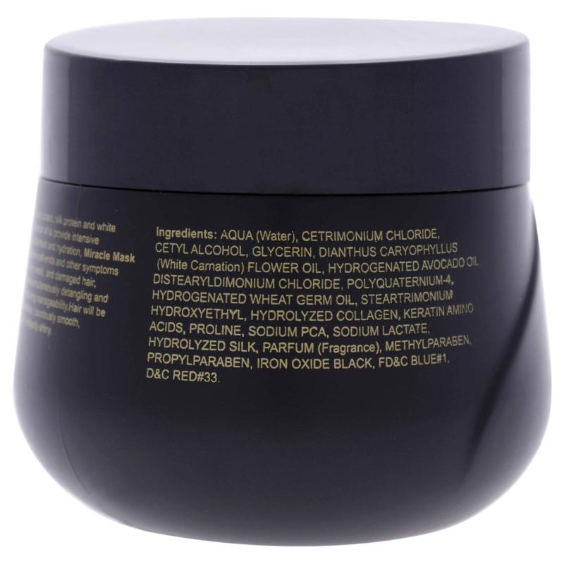 Color Deposit Miracle Mask - Black by Inova Professional for Unisex - 10.2 oz Masque
