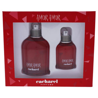 Amor Amor by Cacharel for Women - 2 Pc Gift Set 3.4oz EDT Spray, 1oz EDT Spray
