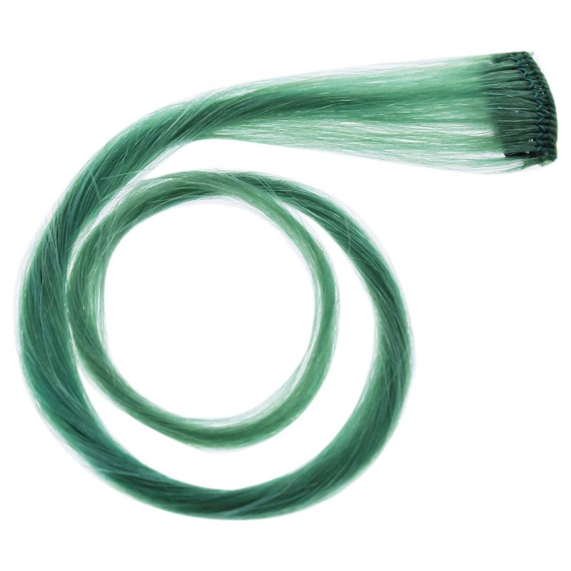 Human Hair Color Strip - Teal by Hairdo for Women - 16 Inch Color Strip