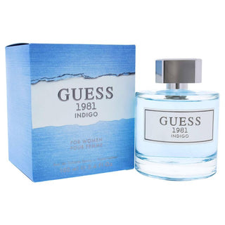 GUESS 1981 Indigo Eau de Toilette Spray for Women, Blue, NS, 3.4 Fl Oz