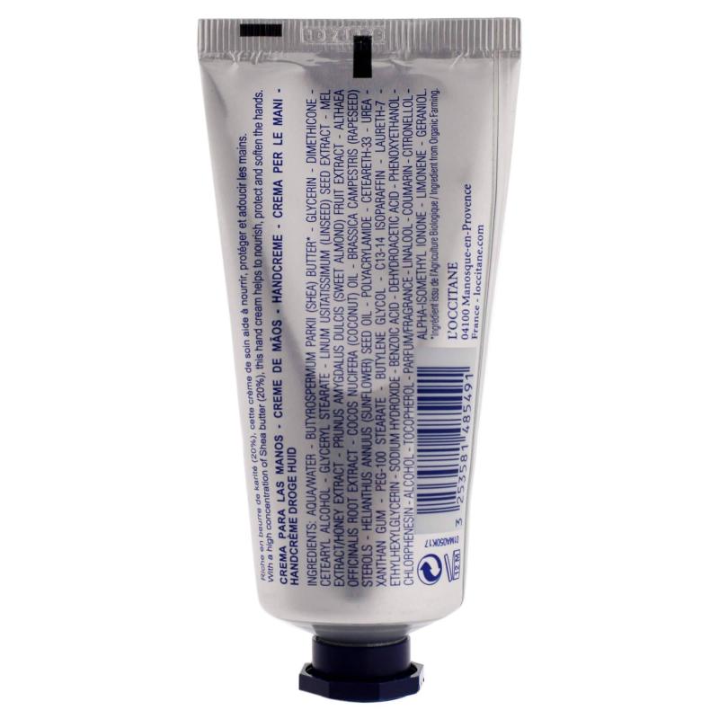Shea Butter Hand Cream by LOccitane for Unisex - 1.7 oz Cream