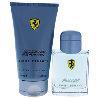 Ferrari Light Essence by Ferrari for Men - 2 Pc Gift Set 2.5oz EDT Spray, 5oz Hair and Body Wash