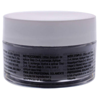 Pro Powder Polish Nail Colour Dip System - Black With Red Glitter by Cuccio Colour for Women - 0.5 oz Nail Powder