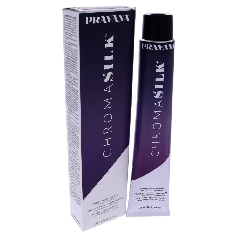 ChromaSilk Creme Hair Color - 4.37 Golden Violet Brown by Pravana for Unisex - 3 oz Hair Color
