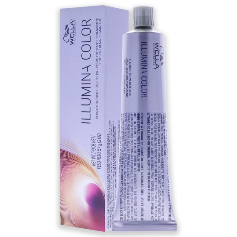 Illumina Color Permanent Creme Hair Color - 8 93 Light Blonde - Ash Gold by Wella for Unisex - 2 oz Hair Color