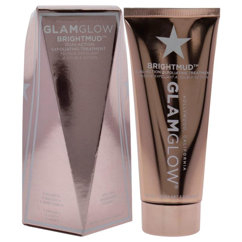 Brightmud Dual-Action Exfoliating Treatment by Glamglow for Women - 2.2 oz Treatment
