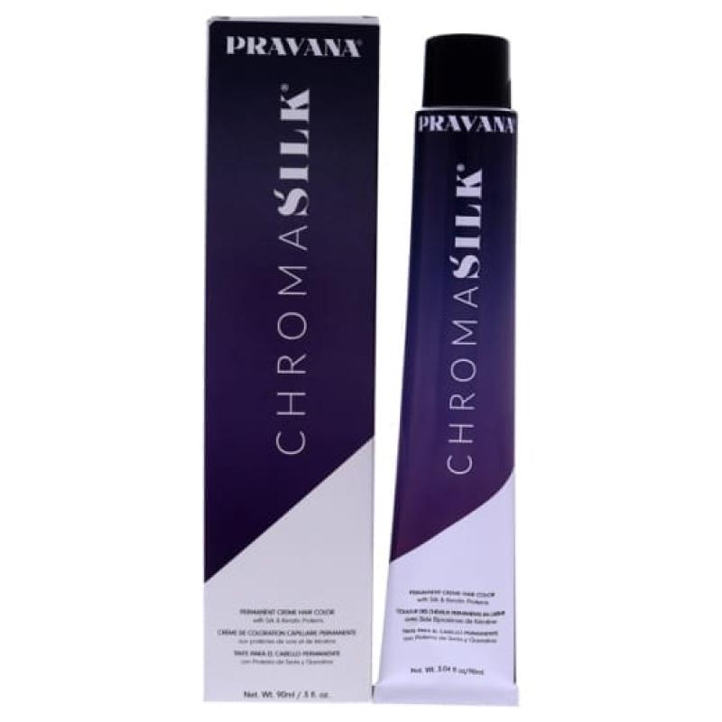 ChromaSilk Creme Hair Color - 5.45 Light Copper Mahogany Brown by Pravana for Unisex - 3 oz Hair Color