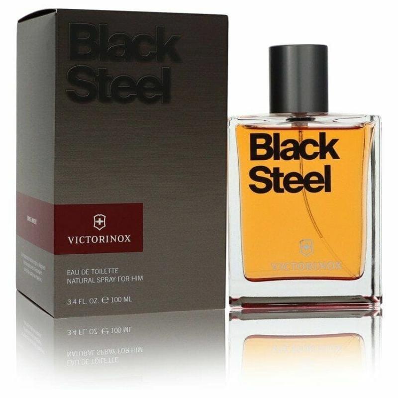 Black Steel by Swiss Army for Men - 3.4 oz EDT Spray