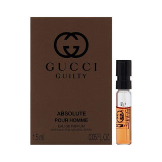 Gucci Guilty Absolute 0.05 Eau De Parfum Spray Vial For Men