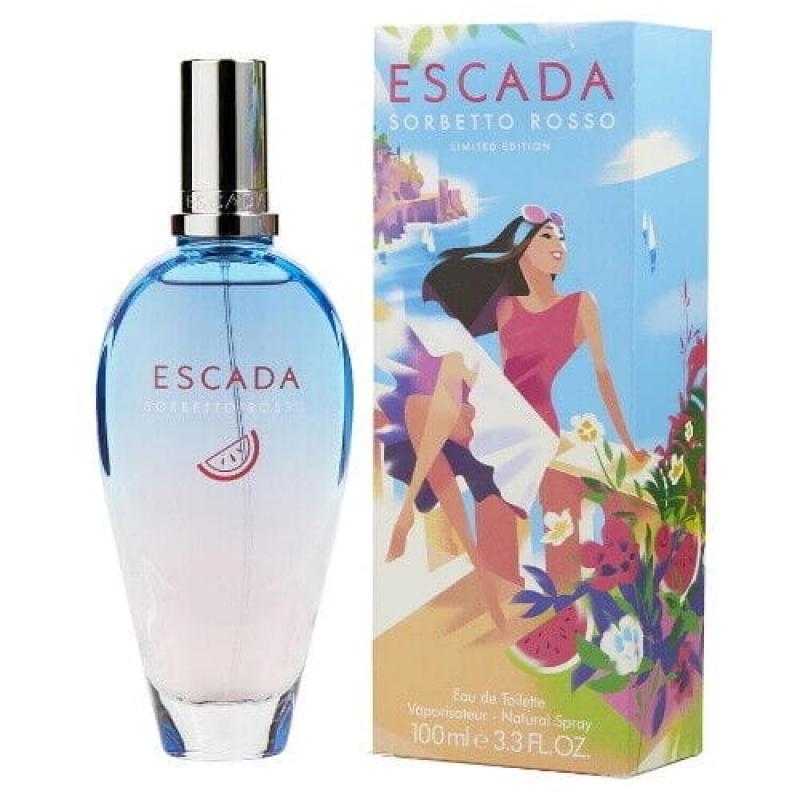 Sorbetto Rosso by Escada for Women - 3.3 oz EDT Spray (Limited Edition)