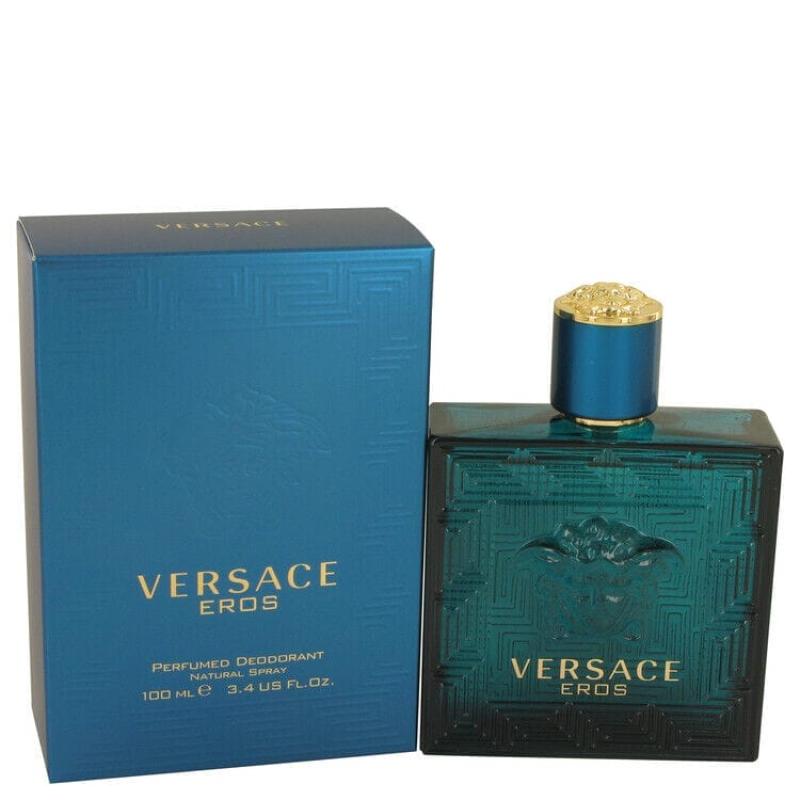 Versace Eros 3.4 Perfumed Deodorant Spray (Glass Bottle)