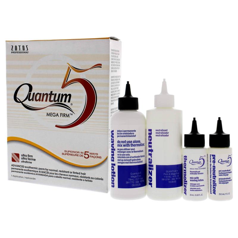 Quantum 5 Mega Firm Exothermic Perm by Zotos for Unisex - 1 Application Treatment