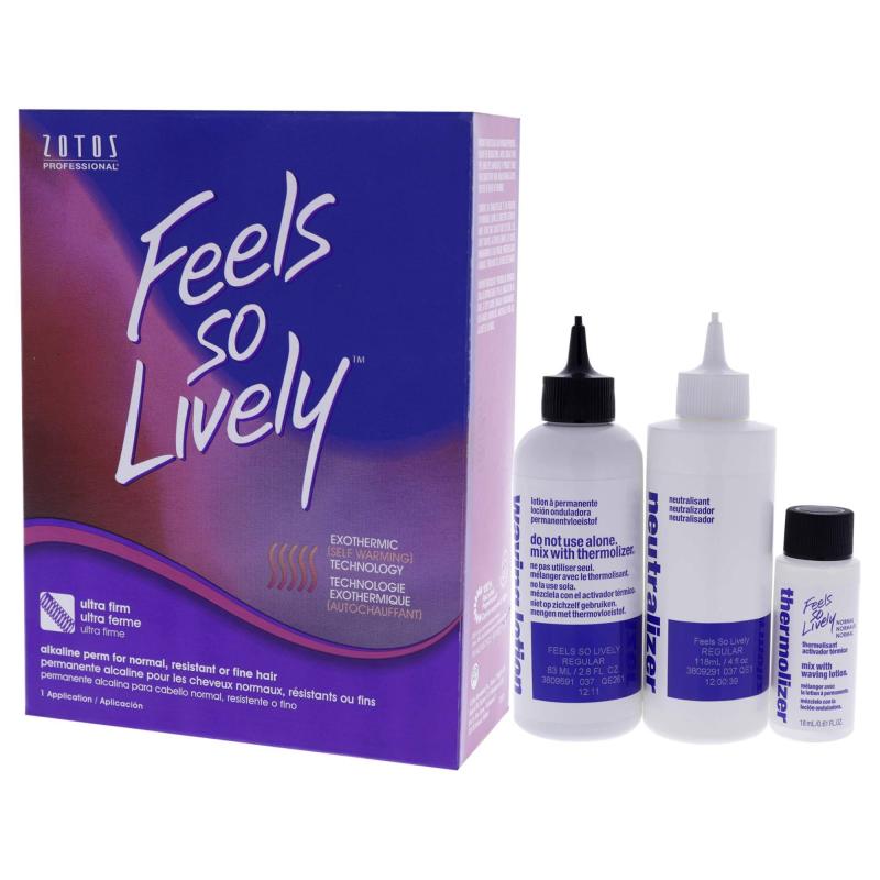 Feels so Lively Alkaline Permanent by Zotos for Unisex - 1 Application Treatment
