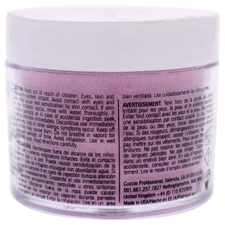 Pro Powder Polish Nail Colour Dip System - Deep Pink With Pink Glitter by Cuccio Pro for Women - 1.6 oz Nail Powder
