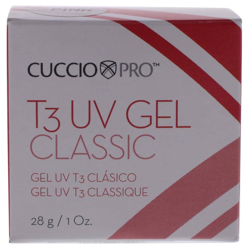 T3 Uv Gel Classic - Pink by Cuccio Pro for Women - 1 oz Nail Gel