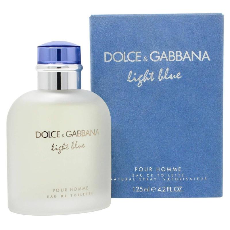 DOLCE &amp; GABBANA LIGHT BLUE TESTER 4.2 EAU DE TOILETTE SPRAY FOR MEN