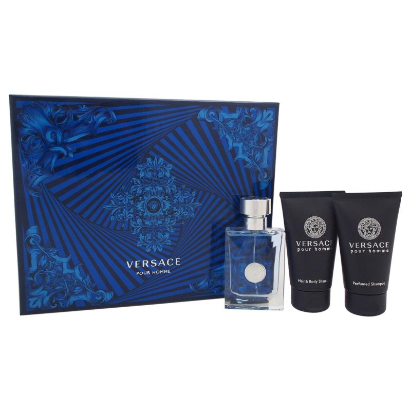 VERSACE Pour Homme 3 Piece Gift Set for Men