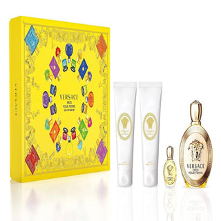 Versace Eros Pour Femme 4PCS EDP Women Gift Set