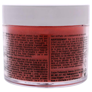 Pro Powder Polish Nail Colour Dip System - Orange With Gold Mica by Cuccio Colour for Women - 1.6 oz Nail Powder