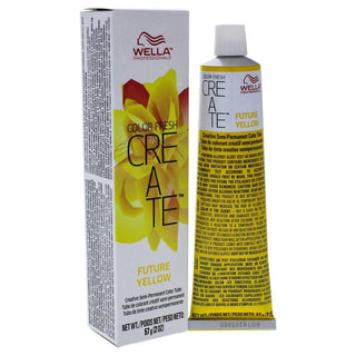 Color Fresh Create Semi-Permanent Color - Future Yellow by Wella for Unisex - 2 oz Hair Color