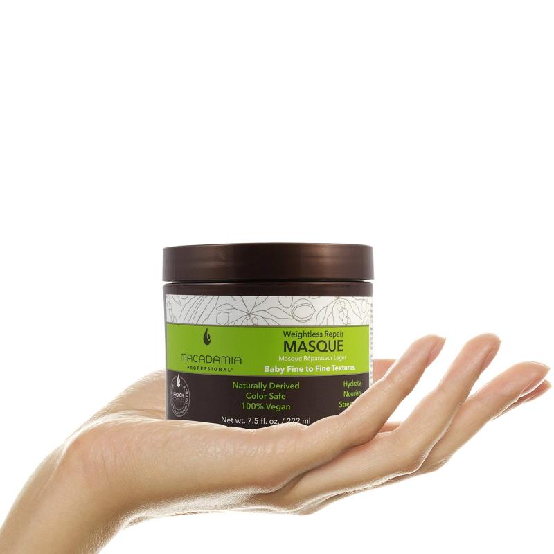 Weightless Repair Masque by Macadamia Oil for Unisex - 7.5 oz Masque