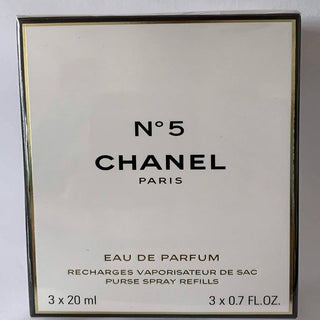 CHANEL No.5 3 X 0.67 oz Eau De Parfum Refill Travel Spray For Women