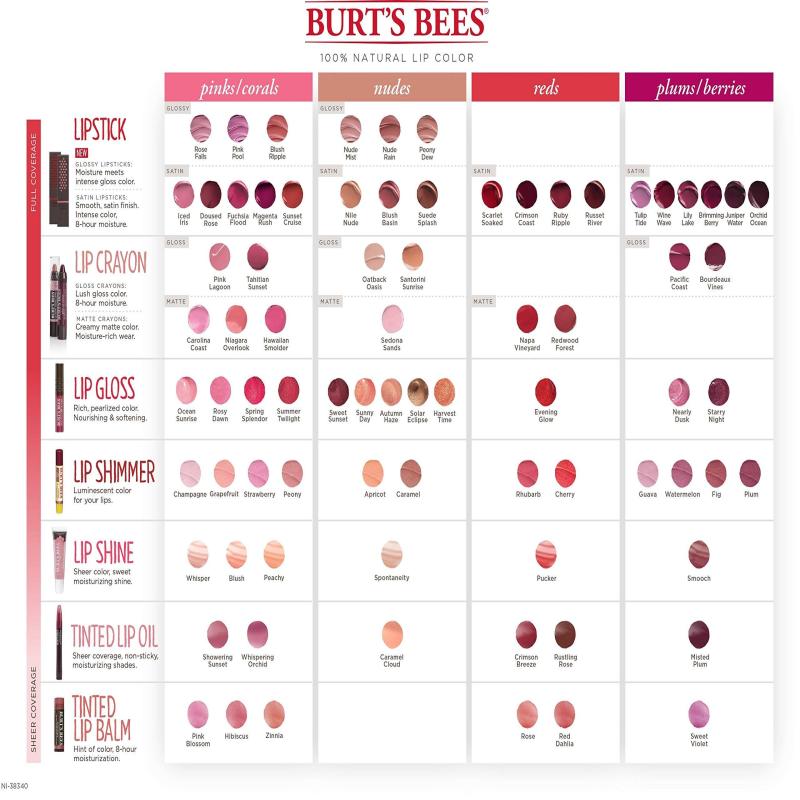 Tinted Lip Balm - Pink Blossom by Burts Bees for Unisex - 0.15 oz Lip Balm