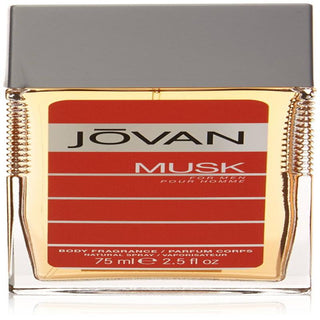 Jovan Musk by Jovan for Men - 2.5 oz Body Fragrance (Unboxed)