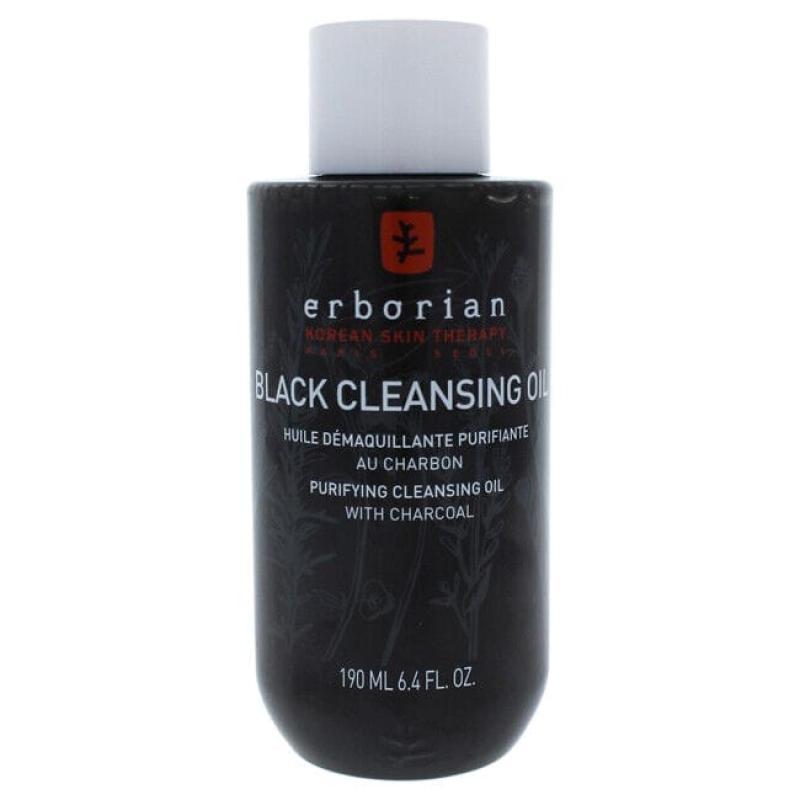 Black Cleansing Oil by Erborian for Women - 6.4 oz Cleanser