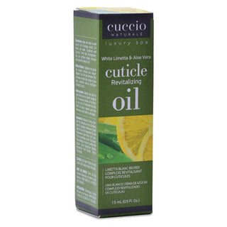 Cuticle Revitalizing Oil - White Limetta and Aloe Vera Manicure by Cuccio Naturale for Unisex - 0.5 oz Oil