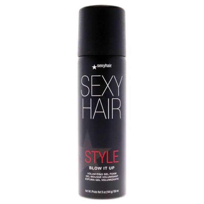 Style Sexy Hair Blow It Up Volumizing Gel Foam by Sexy Hair for Unisex - 5 oz Gel