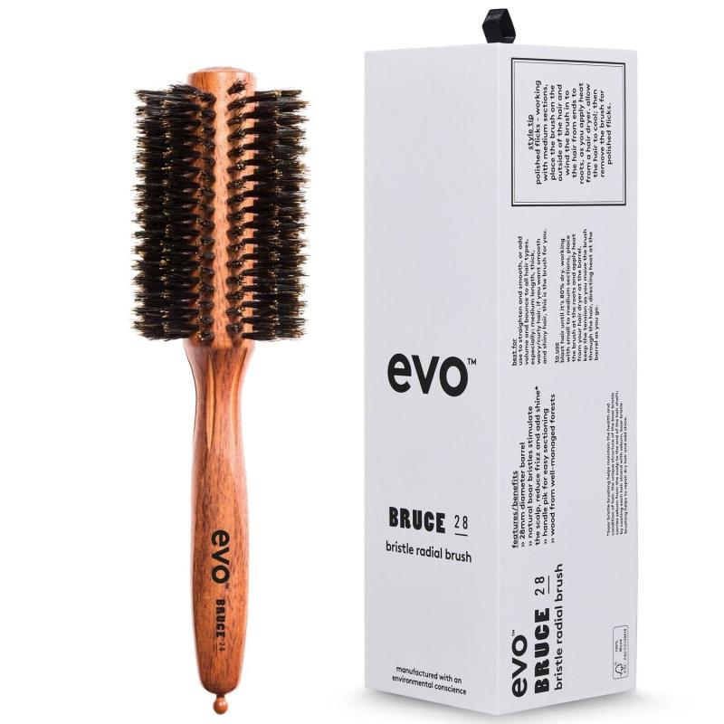 Bruce 28 Bristle Radial Brush by Evo for Unisex - 1 Pc Brush