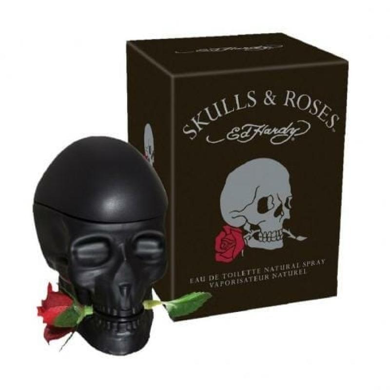 Ed Hardy Skulls &amp; Roses 2.5 Eau De Toilette Spray For Men