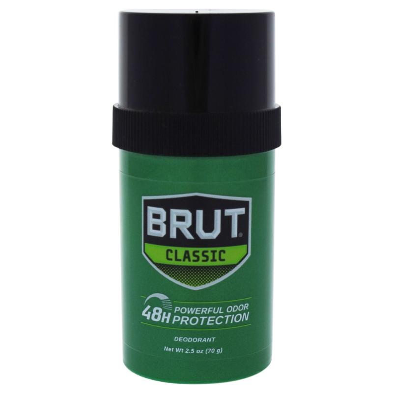 Classic 48H Protection Deodorant Stick by Brut for Men - 2.5 oz Deodorant Stick