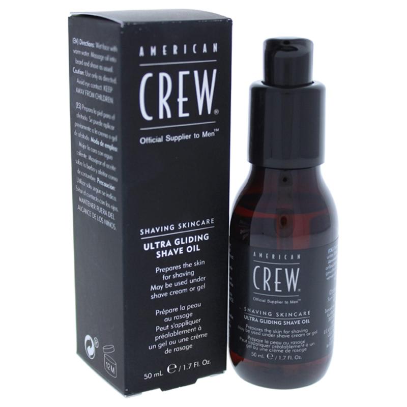 Ultra Gliding Shave Oil by American Crew for Men - 1.7 oz Shave Oil