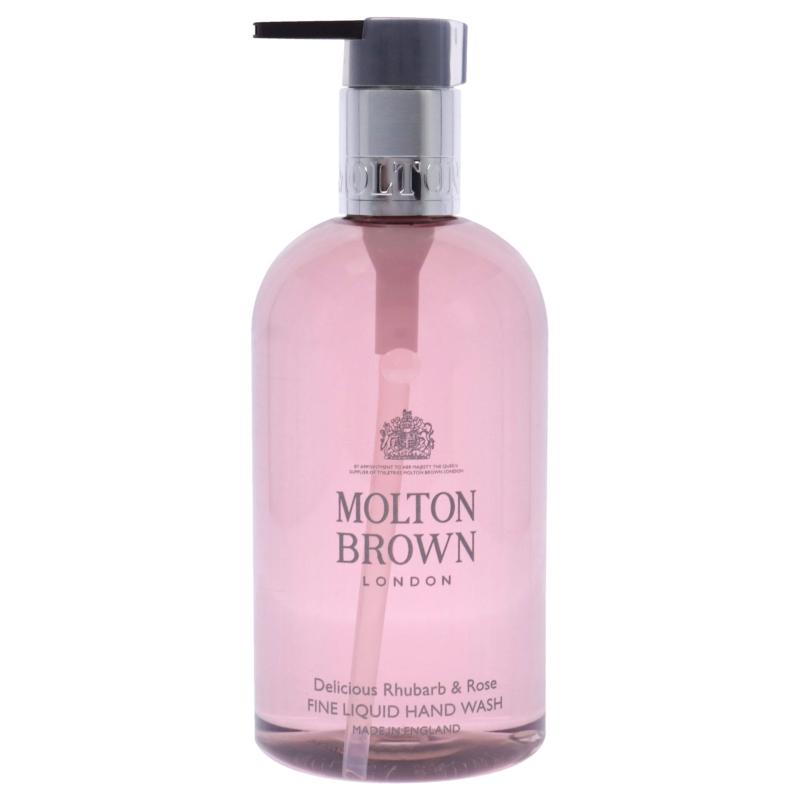 Delicious Rhubarb &amp; Rose Fine Liquid Hand Wash by Molton Brown for Women - 10 oz Hand Wash