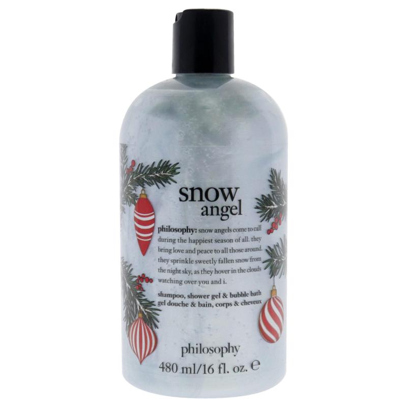 Snow Angel by Philosophy for Women - 16 oz Shampoo, Shower Gel and Bubble Bath