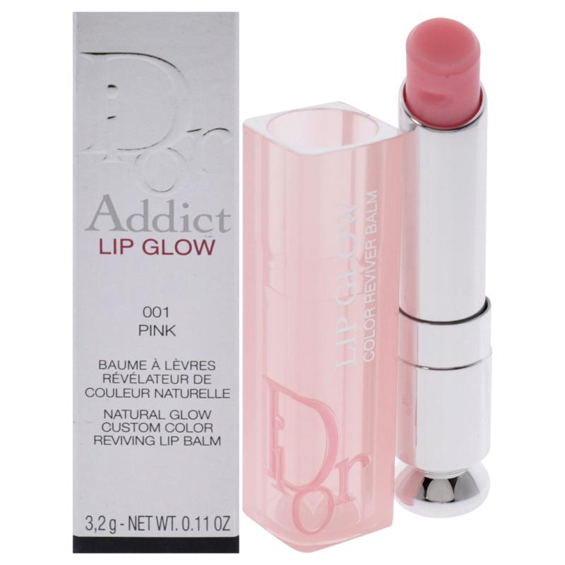 Dior Addict Lip Glow - 001 Pink Glow by Christian Dior for Women - 0.11 oz Lip Balm