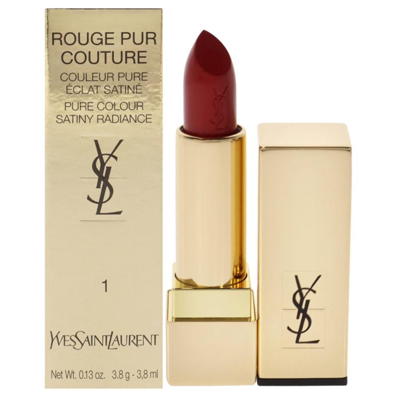 Rouge Pur Couture Satin Lipstick - 1 Le Rouge by Yves Saint Laurent for Women - 0.13 oz Lipstick