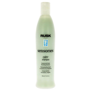 Sensories Calm Guarana and Ginger Nourishing Shampoo by Rusk for Unisex - 13.5 oz Shampoo