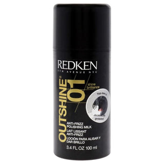Outshine 01 Anti-Frizz Polishing Milk by Redken for Unisex - 3.4 oz Milk