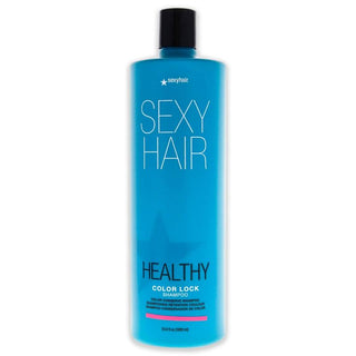 Sexy Hair Healthy Color Lock Shampoo by Sexy Hair for Unisex - 33.8 oz Shampoo