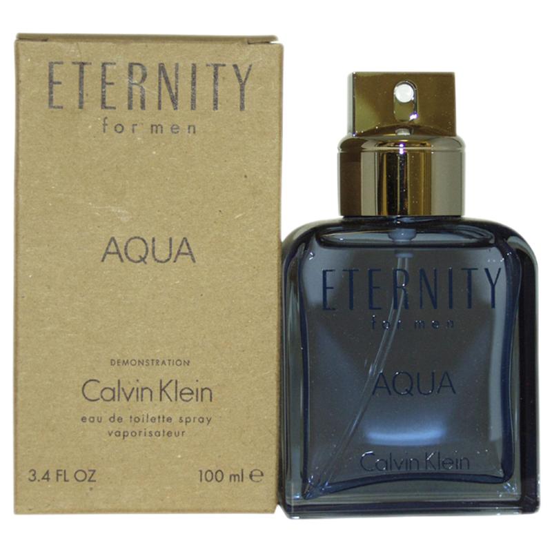 Eternity Aqua by Calvin Klein for Men - 3.4 oz EDT Spray (Tester)