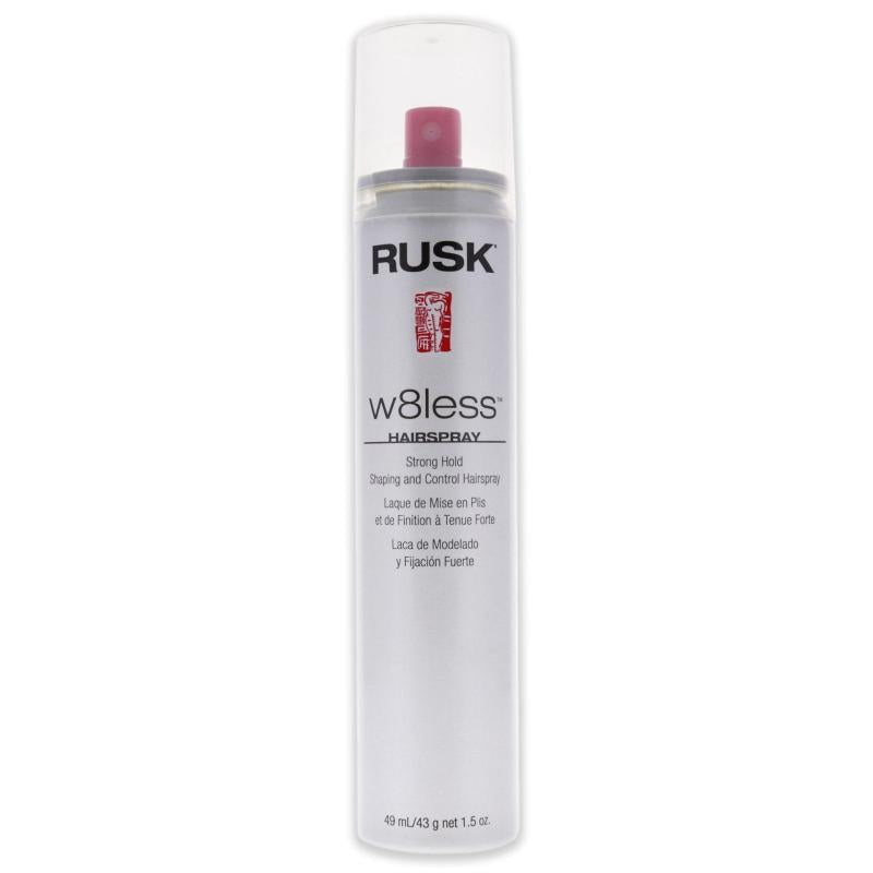 W8less Strong Hold Shaping and Control Hairspray by Rusk for Unisex - 1.5 oz Hair Spray